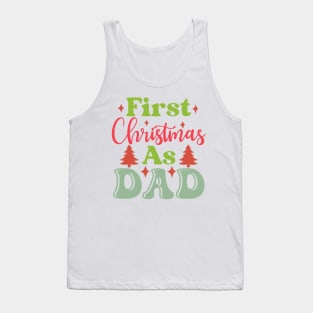 my first christmas family as dad Tank Top